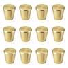 Ymaiss 12 Packs Brushed Gold Cabinet Knobs Cone Shape Kitchen