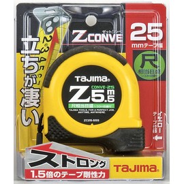 タジマ(Tajima) コンベックス 5.5m×25mm Zコンベ25 尺相当目盛付 ZC25-55SCB