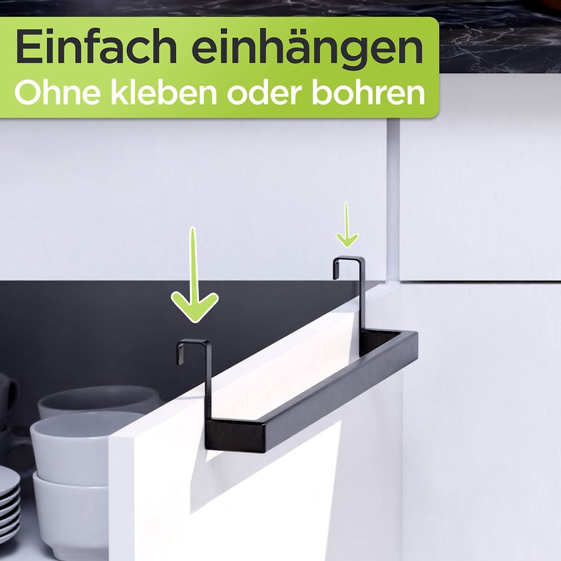 DEELIA® Kitchen Tea Towel Holder | Towel Holder No Drilling