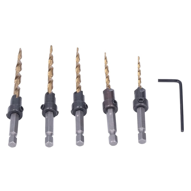 Generic Tapered Drill Bits, Counter Sink Drill Bits for Woodworking
