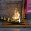 Waterproof Solar LED Lights Cone Shape Hanging Lamp Light for