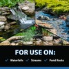 CrystalClear AlgaeOff Pond & Water Garden Scum Cleaner, Waterfall &