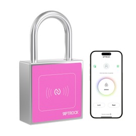 Battery Free Smart Padlock,Keyless Smart Lock, Electronic Lock,Smart Outdoor Lock, gate Lock,Fence Lock,SS304 Solid Steel Lock,Waterproof Outdoor Lock,Smart Lock for Bicycle，NFC Smart Lock