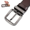 VRLEGEND Men's Leather Belt, 110 - 180 cm, Leather Jeans