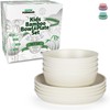 Grow Forward Grow Forward Bamboo Kids Plates and Bowls Set