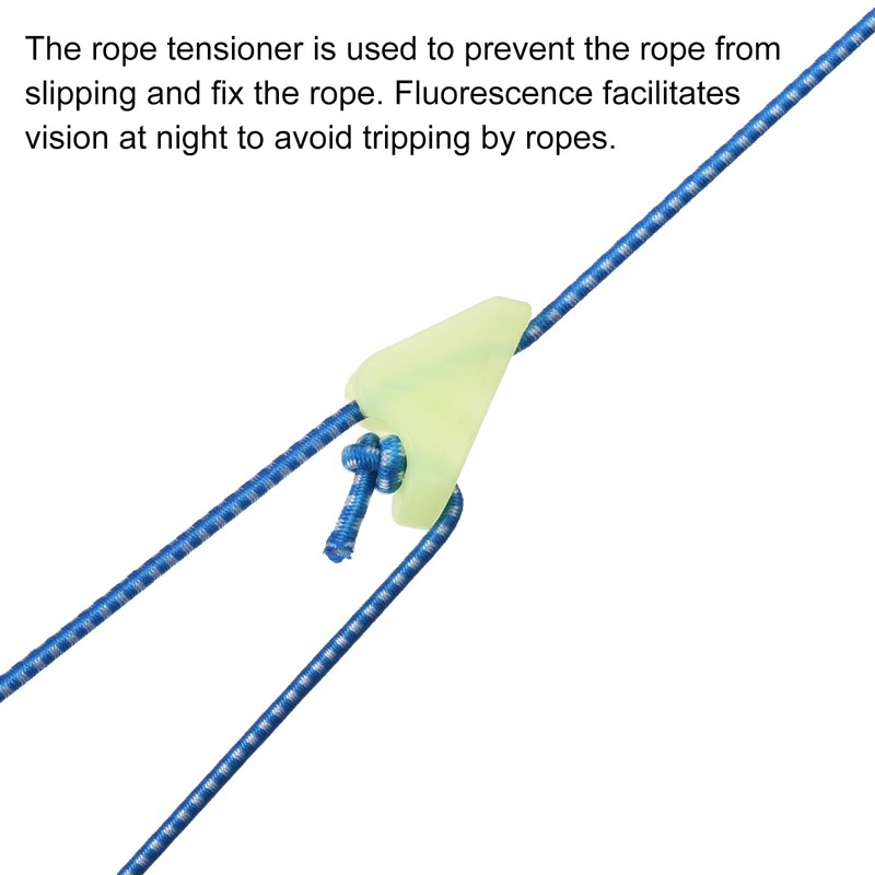 sourcing map Tent Rope Buckle Tensioner, Large Triangle Cord Adjuster