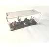 Acrylic Display Case with Wood Base, 250mm x 100mm x