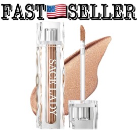 SACE LADY Liquid Eyeshadow Waterproof, Pigmented Glitter Makeup Cream 0.12oz