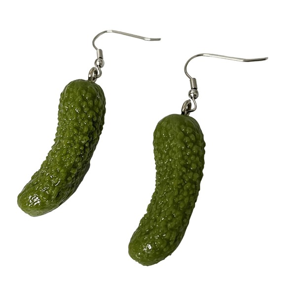 Pickle Pals Pickle Earrings - Funny Realistic Dill Pickle Earrings