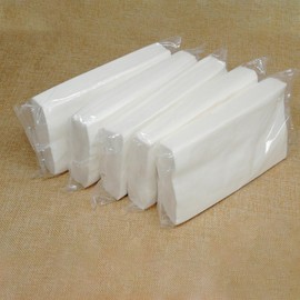 HugeDE 5 Packs Car Tissues Car Visor Napkins Car Travel Tissues Case Tissue Refills Napkin Holder Tissues Facial Tissue Packs