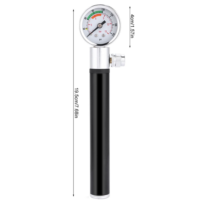 MIni Lightweight Bicycle Pump 88PSI Foldable Bike Ball Portable Pump