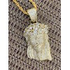 HarlemBling Solid 925 Sterling Silver Iced Out Jesus Piece Pendant
