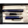 Cross Helios Blue Lacquer Medium Point Fountain Pen (Black Ink)