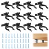 Flintronic 12Pcs Kitchen Kick Board Plinth Clips, Heavy Duty Kick-Board