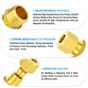 TAILONZ PNEUMATIC 2PCS Brass Compression Tube Pipe Fitting Connector, 10MM