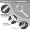 BOLEXION White Poly Bone Dust Scraper, Meat & Fish Scraper,
