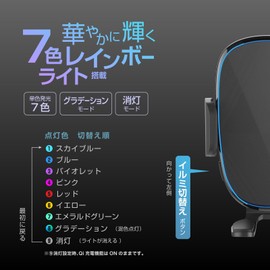 Kashimura NKW-39 Brightly Sparkling Illumination Light / Qi Wireless Charging Auto Open Close Holder
