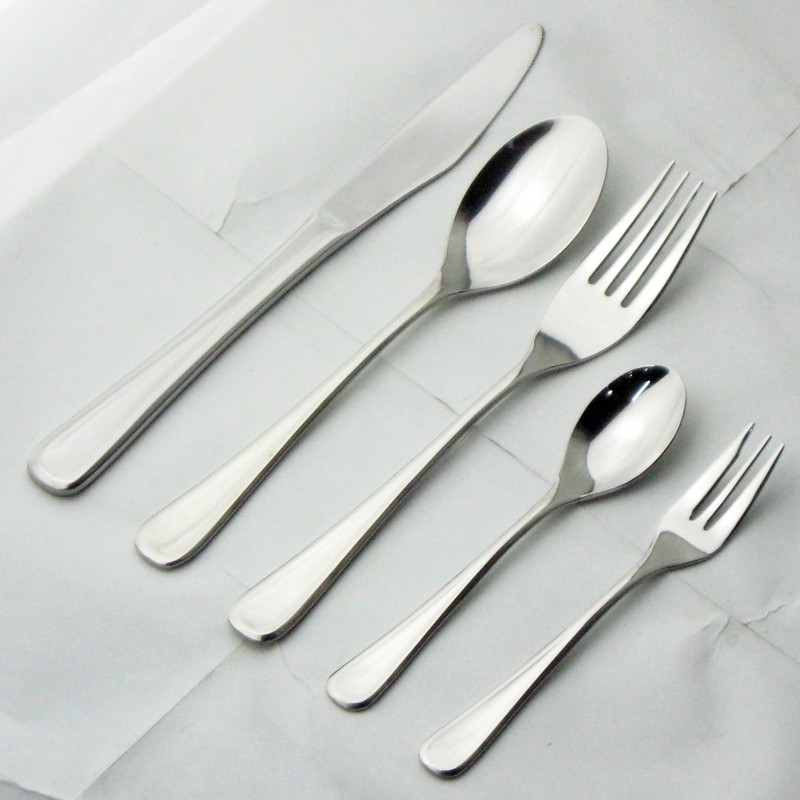 Nagao Chick Dinner Cutlery Set, 5 Pieces, 18-8 Stainless Steel,