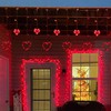 Valentine Lights, Red Heart Lights Indoor Outdoor, Valentines Day Window