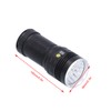 LED Flashlight XMT6 LED 15000lm USB Rechargeable IP65 Waterproof Outdoor