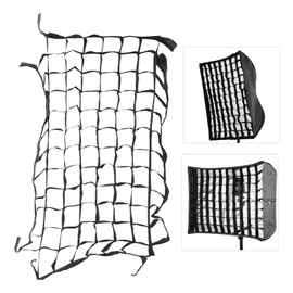 Softbox Cell Grid, Black Nylon, 50 x 70 cm, Foldable Softbox Cell Grid, Photography Honeycomb Grid for Photography, Recording Studio Accessories, for 4 Corner Soft Light Box