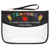 Teacher Appreciation Gifts Teacher Makeup Bag for Women Graduation Birthday