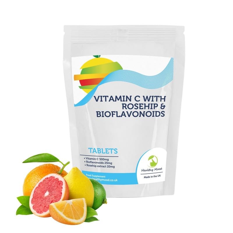 Vitamin C 500mg with Rosehip & Bioflavonoids 30 Tablets -