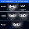VINHMOR Solar Lights Outdoor 6 Pack, 100LED/3 Modes 270° Lighting