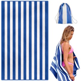 Large 160x90cm Beach Towel for Adults, Microfibre Quick Drying Beach Towels with Sandproof & Lightweight for Beach Yoga, Swimming, Camping and Teaveling