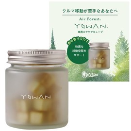 Air Forest YOWAN Car Air Care Cube [Main Unit] Pleasant Green Scent Car Placed Type Deodorizer Deodorizing Air Freshener Car Yowan