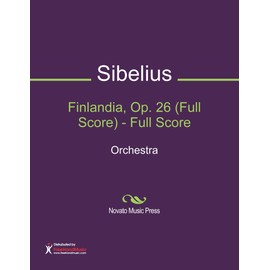 Finlandia, Op. 26 (Full Score) - Full Score Sheet Music (Orchestra)