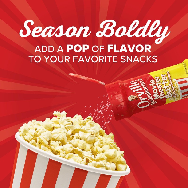 Orville Redenbacher's Popcorn Seasoning, Movie Theater Butter Flavor, 2.4 oz.