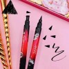 Delineador Ojos Con Sello Waterproof Eyeliner Makeup 2x1 F