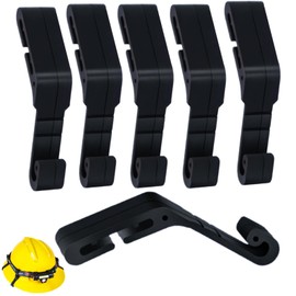 6 Pcs Hard Hat Light Clips Hard Hat Accessories for Headlamp, Anti-Slip Stable Hardhat Headlamp Light Clips