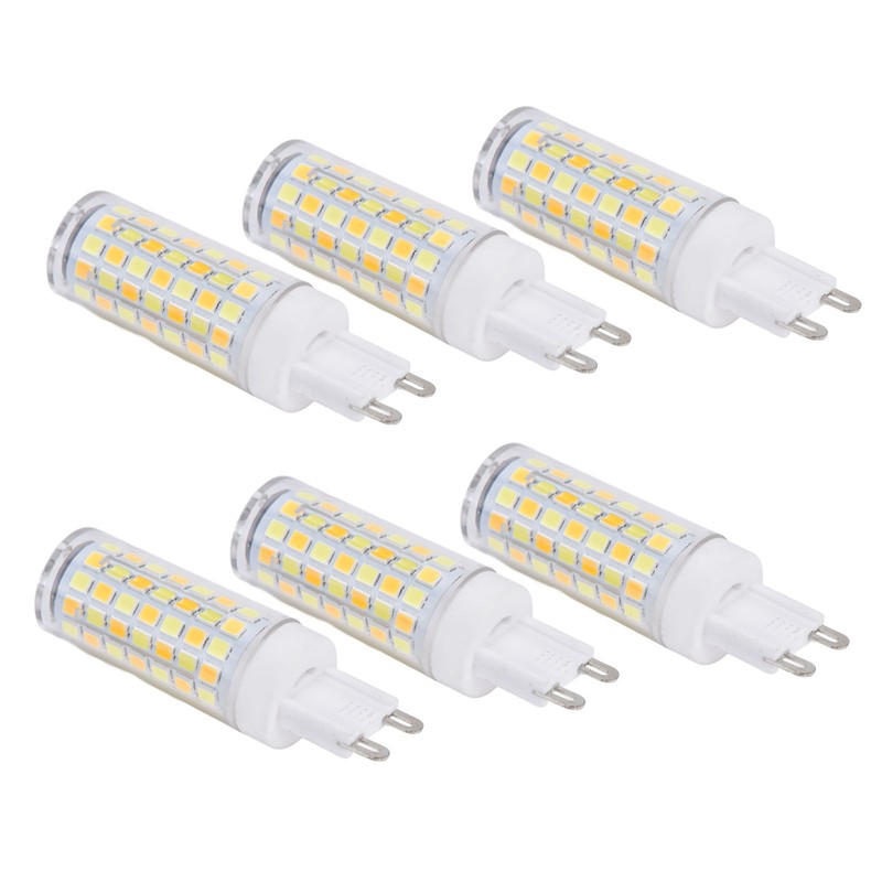6pcs 90LED G9 Light Bulb 9W 220V Dimmable Soft Warm
