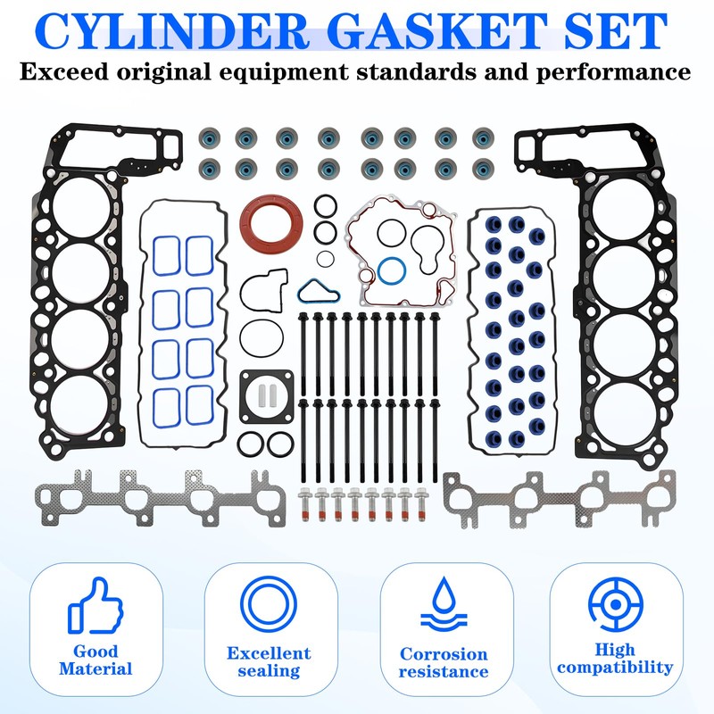 YIFUOK HS26157PT Head Gasket Set with Bolts