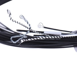 Alice AC136BK-H Black Nylon Classical Guitar Strings 6pcs/set (.0285-.044) Hard Tension with One Complimentary G-3rd String