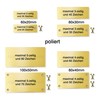 JSSC Neugart GmbH Engraved Polished Brass Sign ★ Door Sign