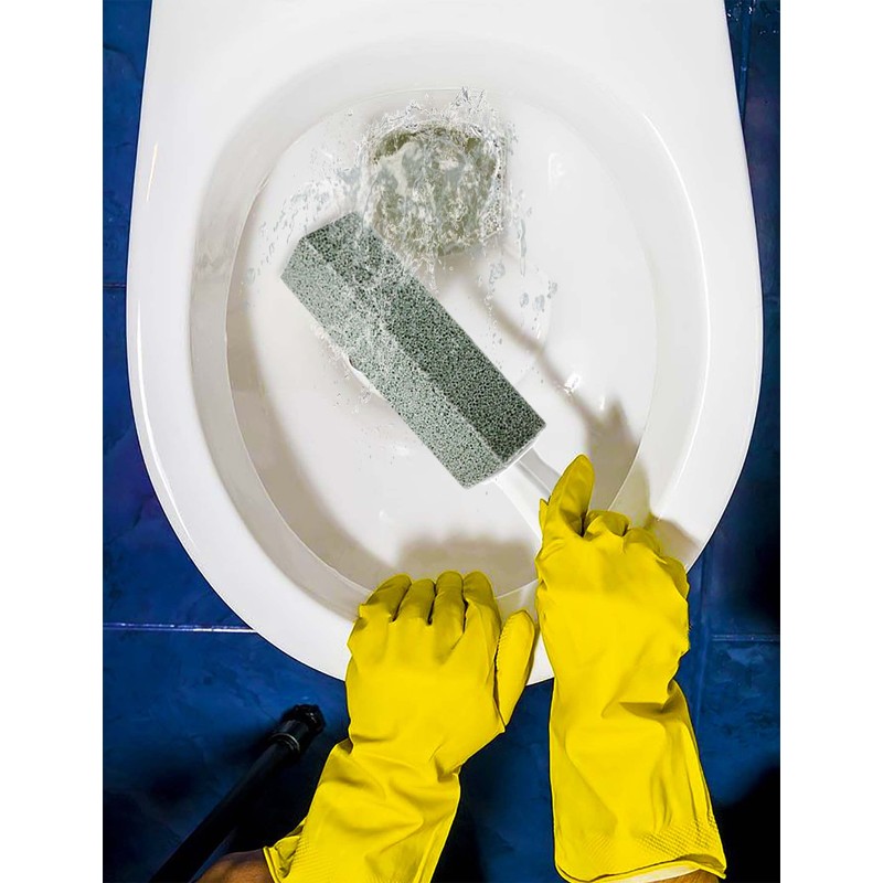 Totoship Pumice Stone for Toilet Cleaning with Handle Toilet Stone,