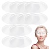 100 Pcs Clear Face Visors, Shampoo Eye Shield After Surgery,