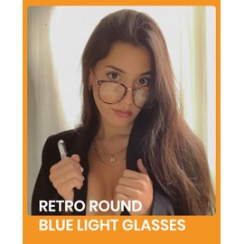 Cyxus 2 Pack Blue Light Glasses for Woman Men Stylish Computer Glasses Reduce Eye Strain UV Protection for Screen（402B023 Tortoiseshell*2）