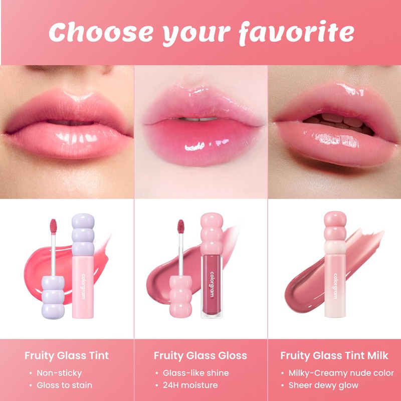 COLORGRAM (colorgram) Tan Full Glassy Tint Milk 01 Berry Amazing