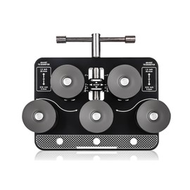 Tubing Straightener Tool – Portable Brake Line Straightening Tool for Copper, Aluminum, and Steel Pipes – Compact Wire Bender & Tube Bender with Anti-Scratch Rollers