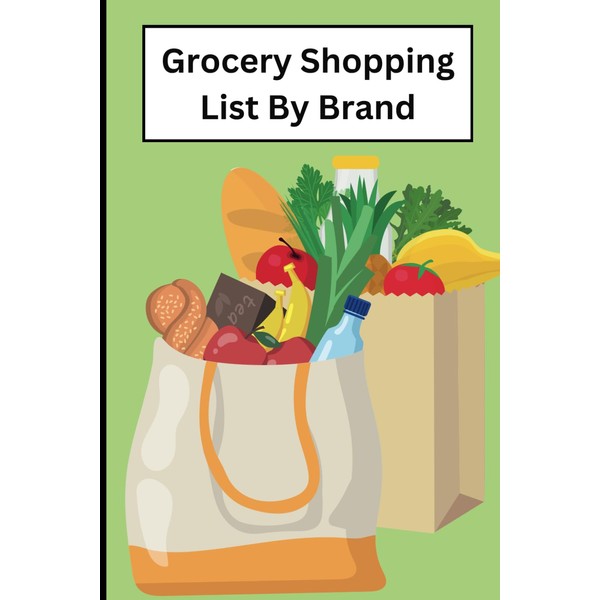 Grocery Shopping List Price Comparison By Brand: A Notebook to