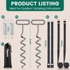 Heavy Duty RV Awning Tie Down Anchor Kit for Camper