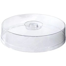 Contacto Cloche de protection plate pour tartes, gâteaux et autres pâtisseries Transparent 30 cm