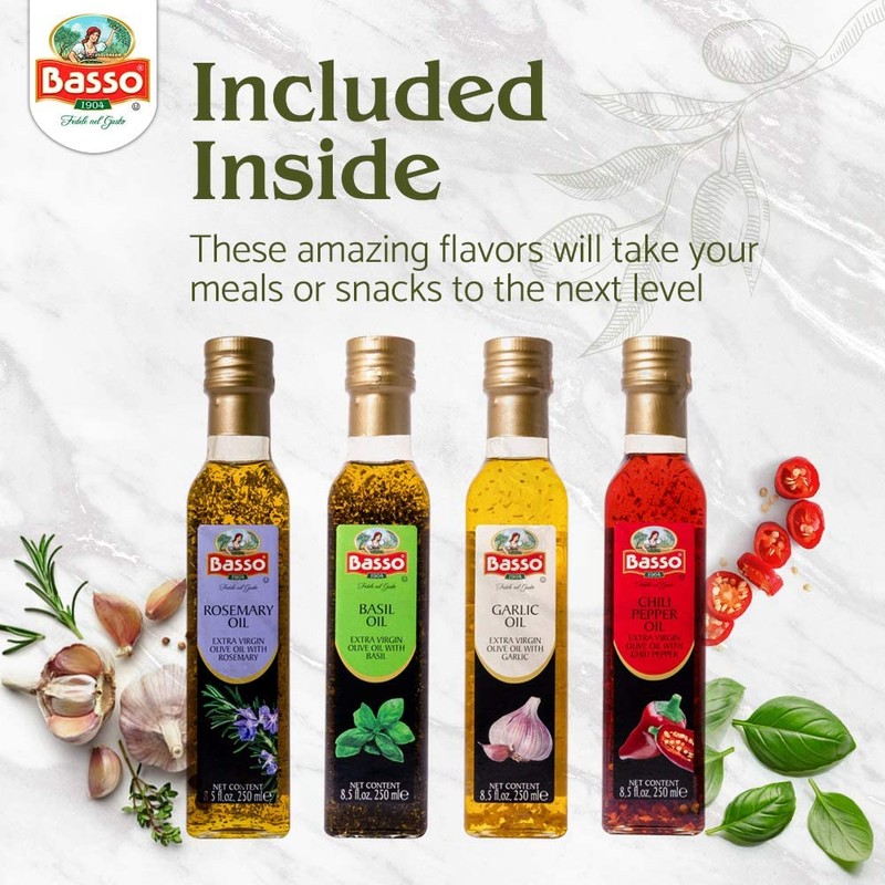 BASSO 1904 - Infused Extra Virgin Olive Oil Gift Box