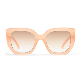 Le Specs EUPHORIA LSP2452340 Mimosa Pink Sunglasses - Women's Men's Square Frame Shape with High UV Protection, Brown Grad/Mimosa Pink