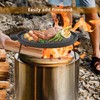 Onlyfire Griddle for Solo Stove Ranger, 14 Inch Double Sided