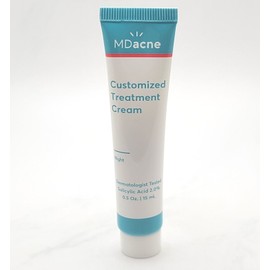 MDacne Customized Treatment Cream Night Salicylic Acid 2.0% - 0.5oz /15mL SEALED